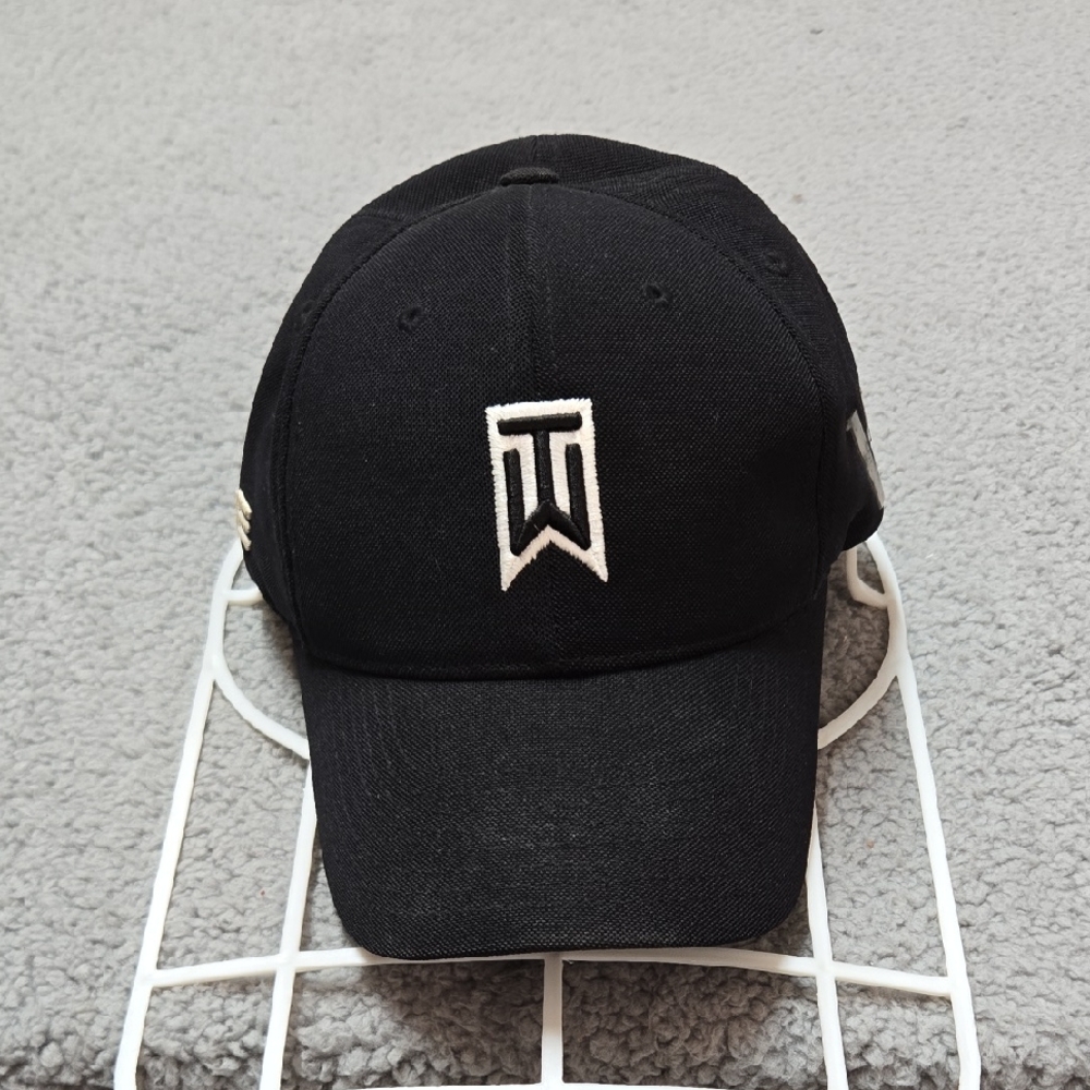 Classic Black Cap with Embroidered Logo